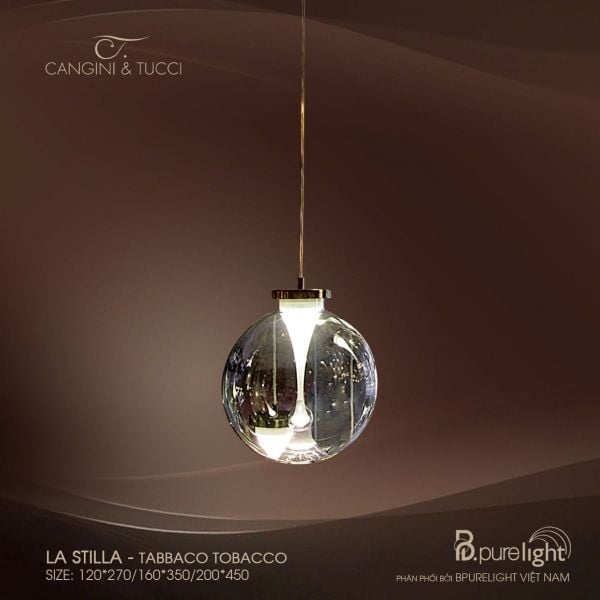  Đèn thả nhập khẩu La Stilla - Tabbaco Tobacco 