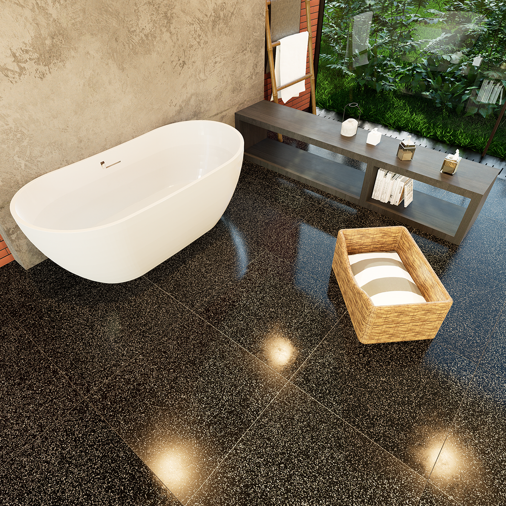 GẠCH COTTO GRANITE - ĐEN CHẤM BI