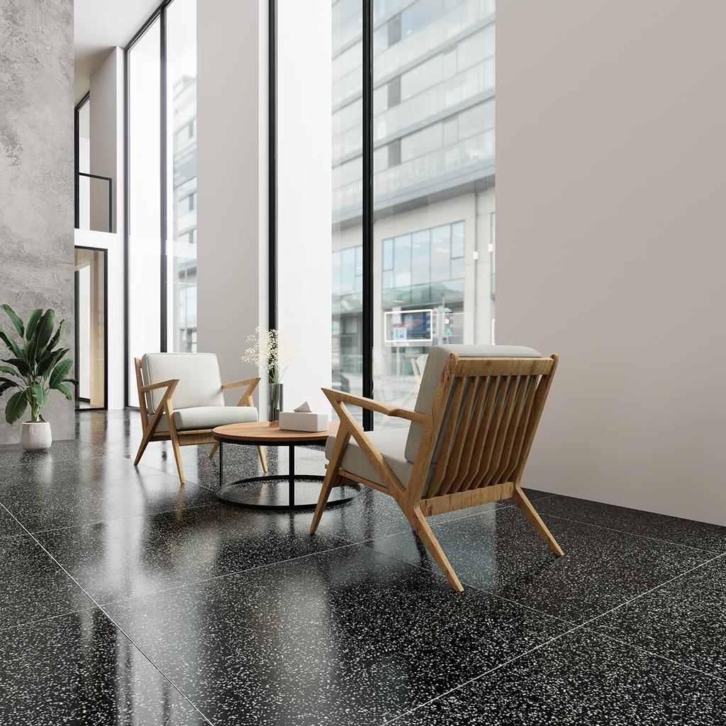GẠCH COTTO GRANITE - ĐEN CHẤM BI