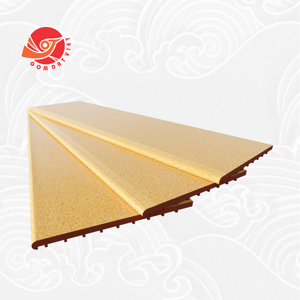 BẬC CẦU THANG COTTO GRANITE - VÀNG CHẤM BI TRẮNG