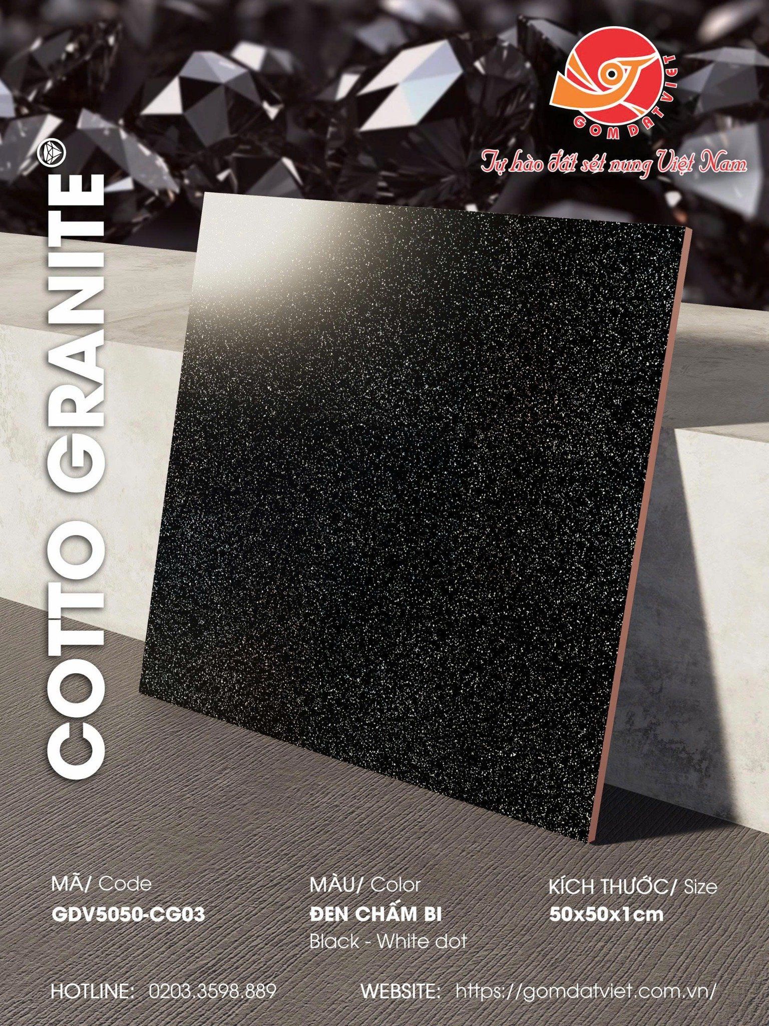 GẠCH COTTO GRANITE 50X50