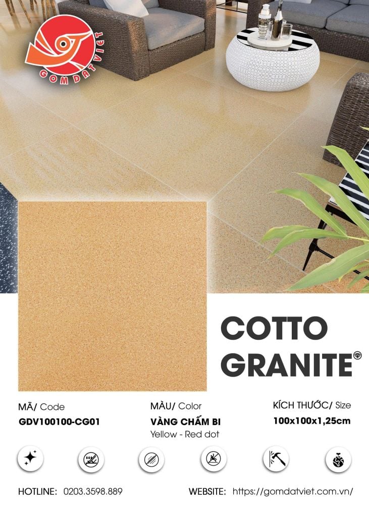 GẠCH COTTO GRANITE 100X100