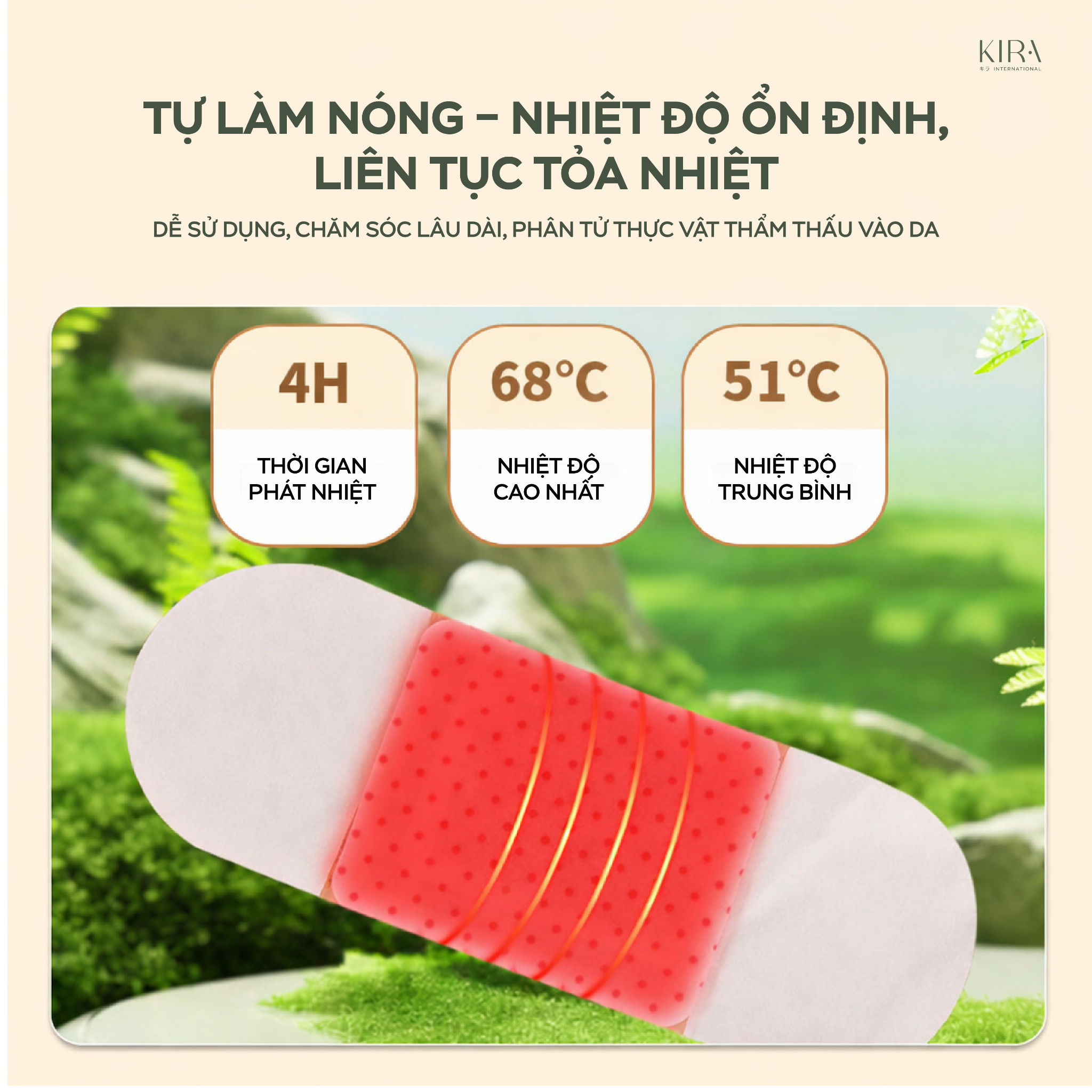  Miếng dán bụng ngải cứu thảo dược detox và bài hàn, giữ ấm bụng 