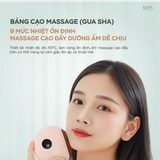  Guasha điện có chế độ làm nóng và tia hồng ngoại giúp săn chắc và trẻ hoá da 
