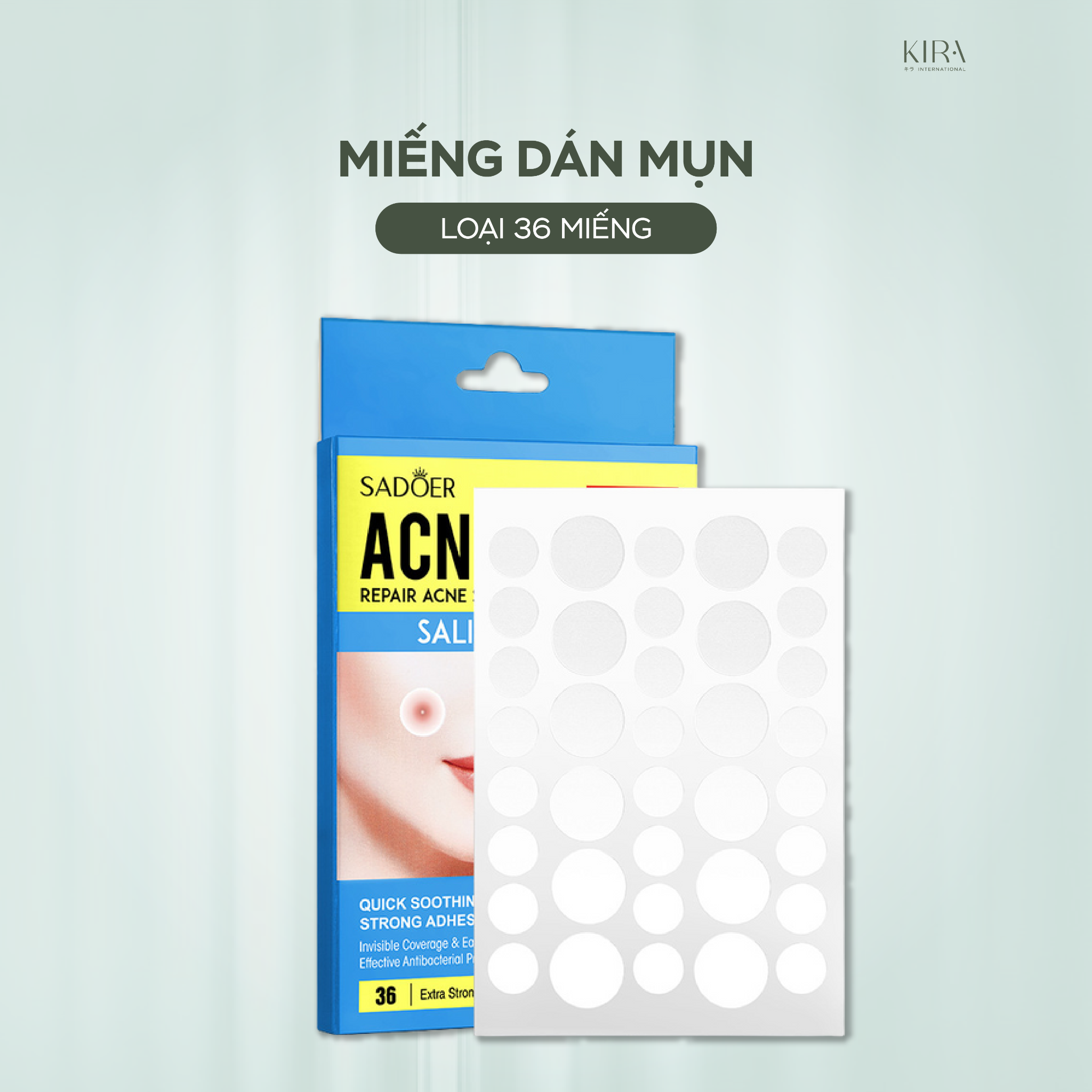  Miếng dán mụn và che khuyết điểm SADOER 