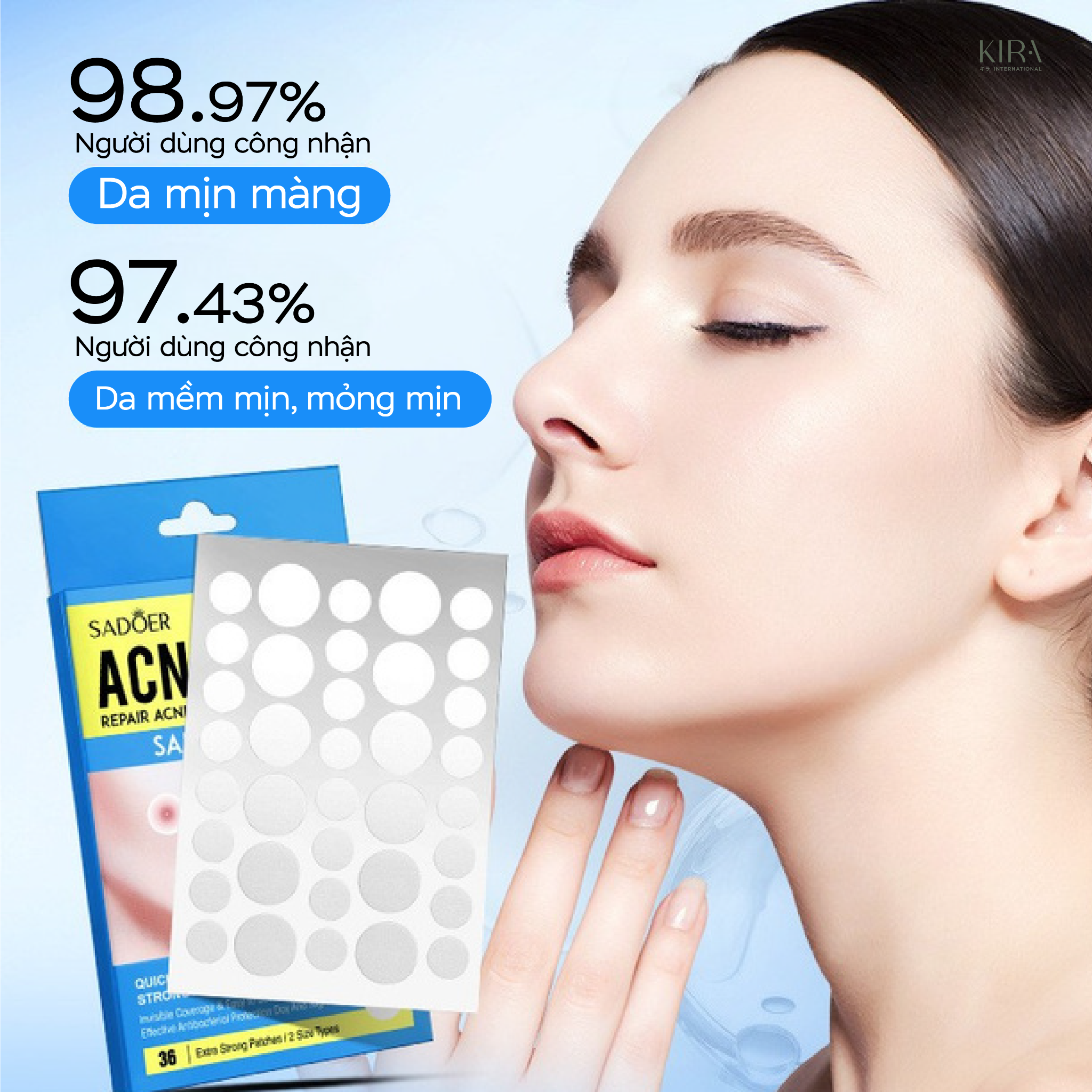  Miếng dán mụn và che khuyết điểm SADOER 