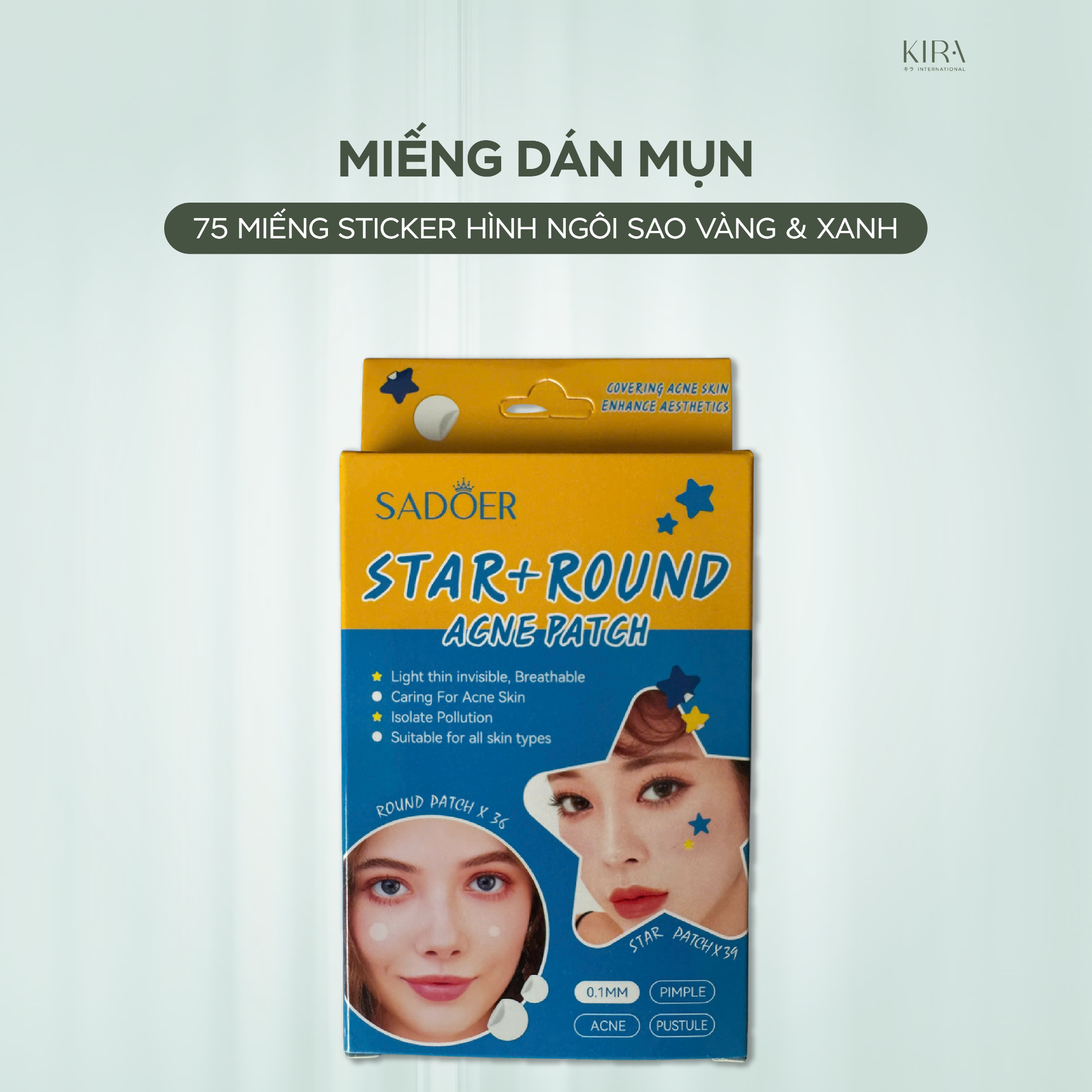  Miếng dán mụn và che khuyết điểm SADOER 