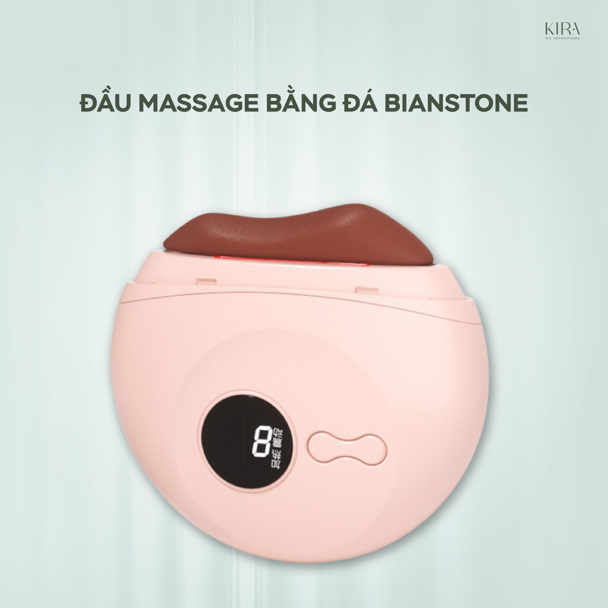  Guasha điện có chế độ làm nóng và tia hồng ngoại giúp săn chắc và trẻ hoá da 