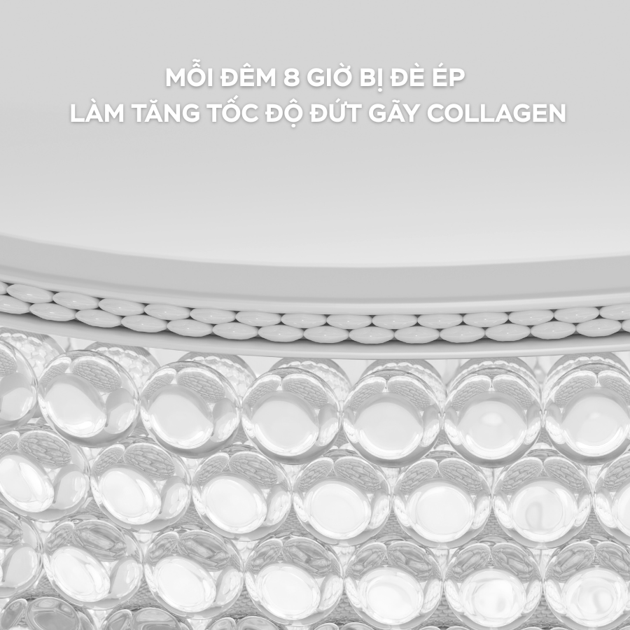  Gối công thái học H-Shape chống hình thành nếp nhăn cổ và nếp nhăn mặt khi ngủ, chống đau mỏi cổ vai gáy, hỗ trợ đốt sống cổ mang lại giấc ngủ sâu thoải mái, chất liệu cao su non và lụa băng cao cấp 