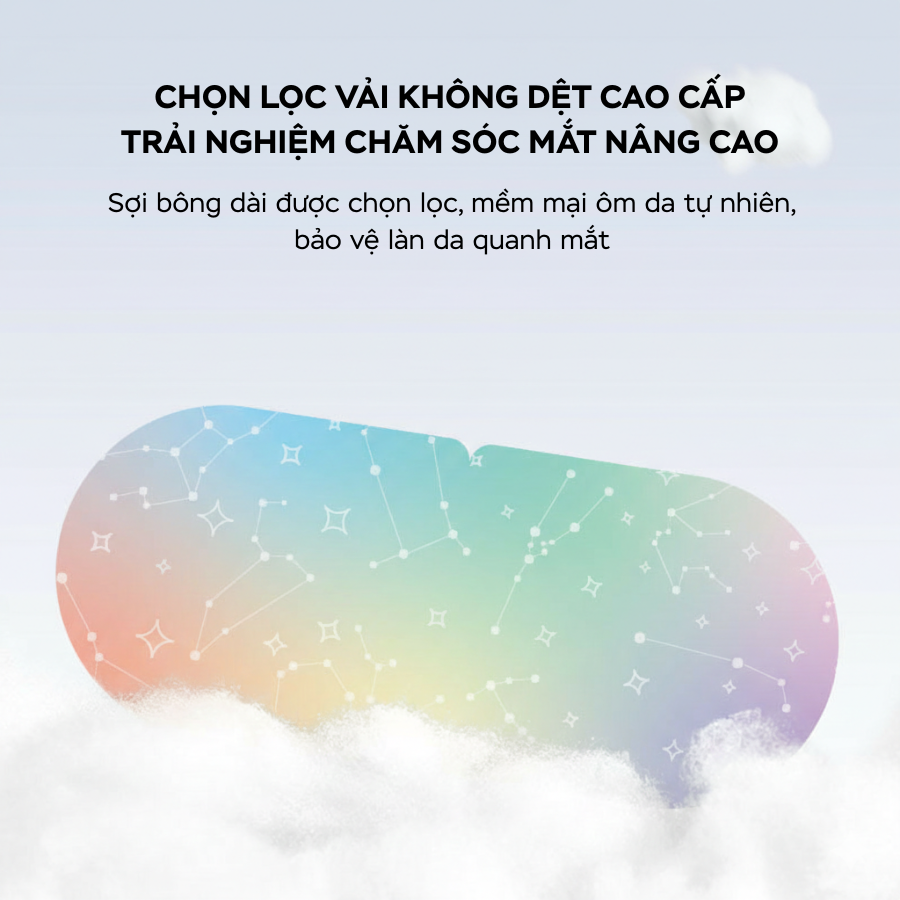  Mặt nạ mắt HA dưỡng ẩm chườm nóng, làm dịu giấc ngủ, bổ sung độ ẩm chống nhăn và quầng mắt 