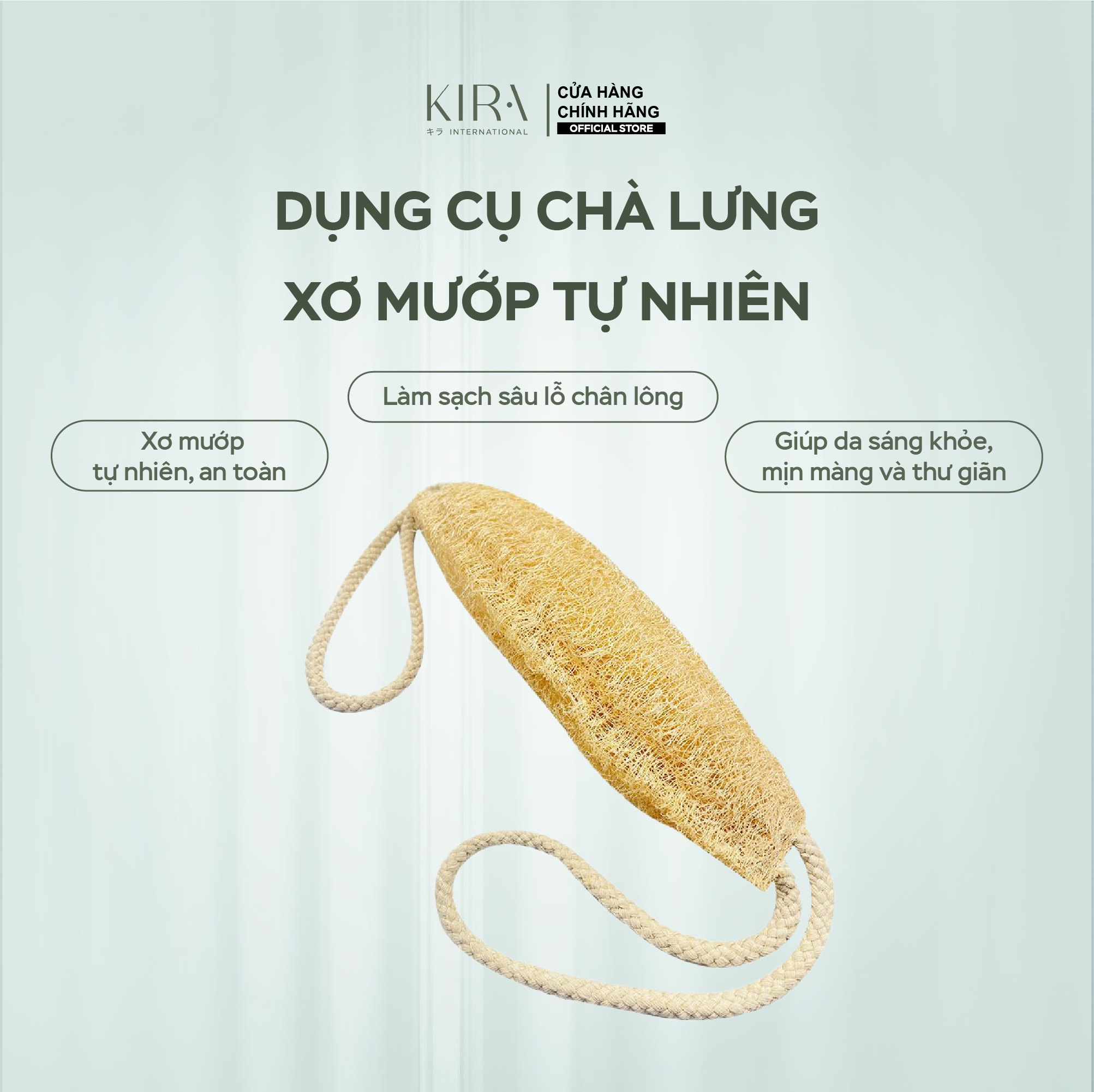  Dụng cụ chà lưng xơ mướp nguyên quả tự nhiên – bông tắm dài tẩy tế bào chết, massage cơ thể 