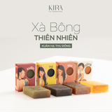  Xà bông thiên nhiên 4 mùa Xuân - Hạ - Thu - Đông hữu cơ 100% thanh lọc cơ thể, nuổi dưỡng làn da 