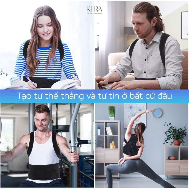  Đai Chống Gù Lưng Người Lớn Trẻ Em CUEG OK布背佳 | Đai Chỉnh Dáng Ngồi Đúng Tư Thế Hỗ Trợ Cột Sống 