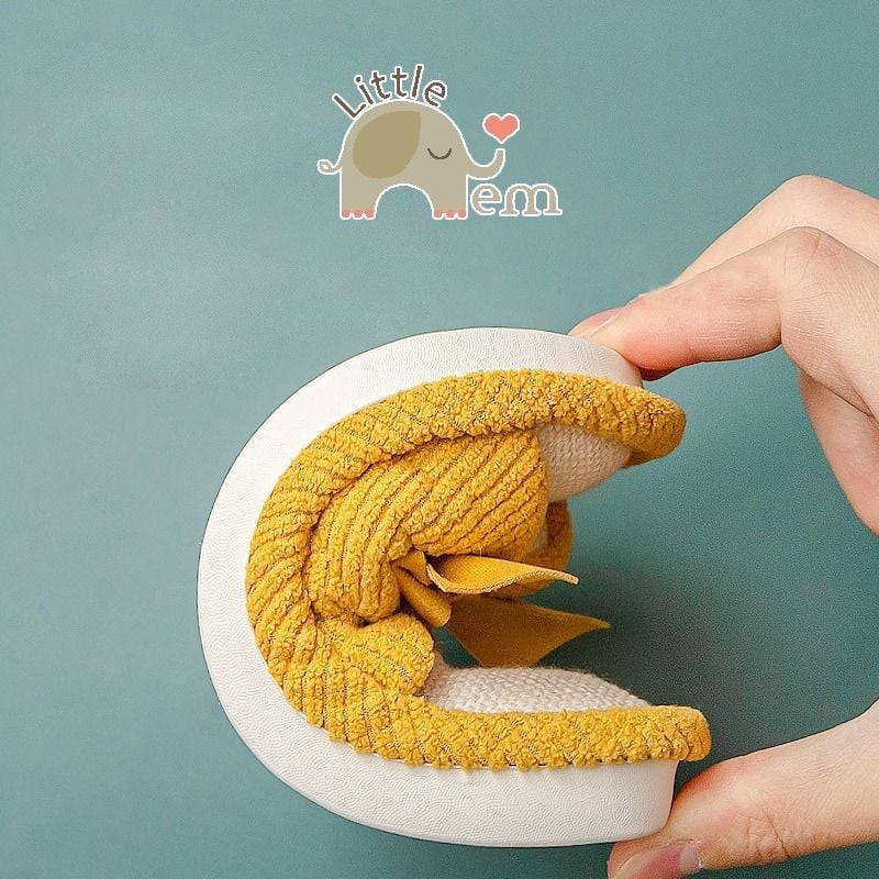  Dép đi trong nhà cho bé chống trơn trượt _ Nơ bông 
