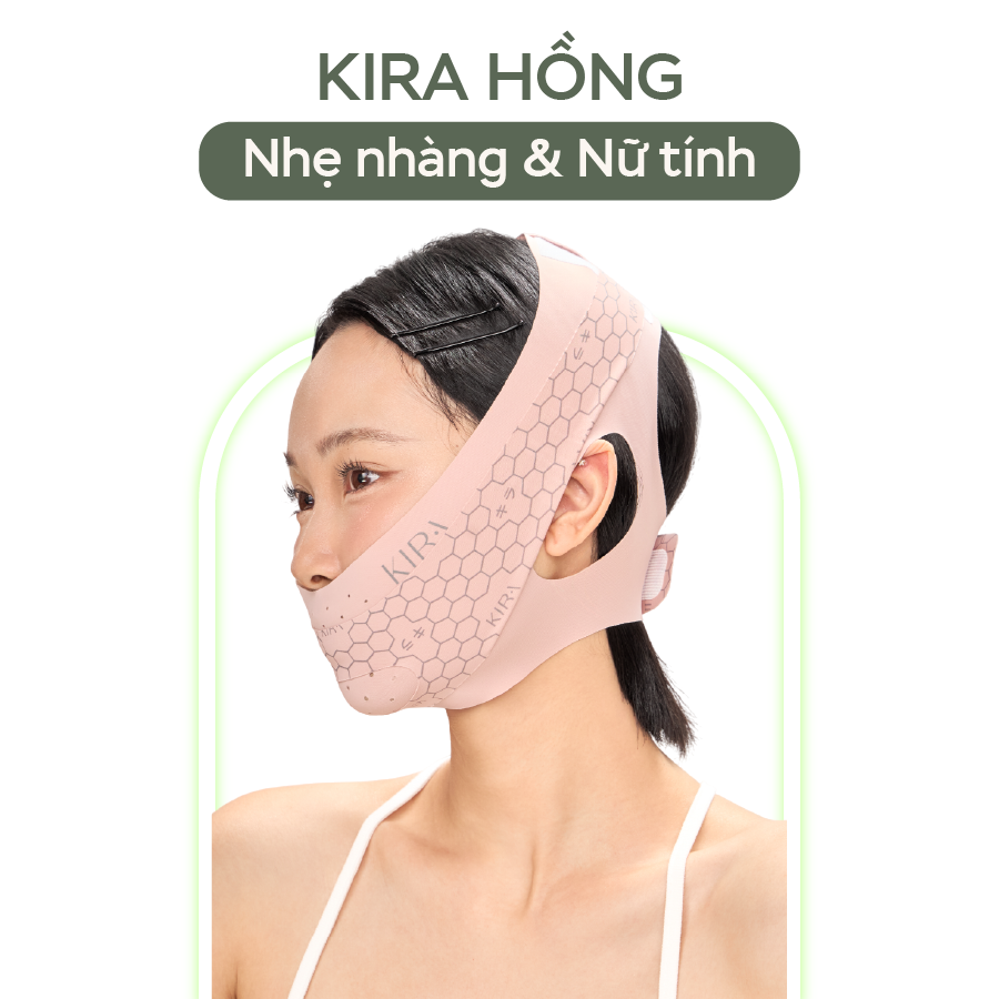  KOGAO Double VLift - Đai nâng cơ thọn gọn mặt với công nghệ hồng ngoại xa độc quyền giúp nâng cơ, giảm nọng cằm, hỗ trợ săn chắc da, tái tạo đường nét V-line tinh tế và cải thiện tình trạng ngáy ngủ. 