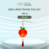  Đèn lồng trung thu DIY vải nỉ – đèn lồng treo cầm tay hình quả dễ thương cho bé 
