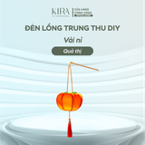  Đèn lồng trung thu DIY vải nỉ – đèn lồng treo cầm tay hình quả dễ thương cho bé 