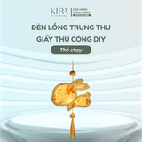  Đèn lồng trung thu giấy thủ công DIY – đèn lồng gỗ thỏ trăng hoa phong cách cổ điển cho bé 