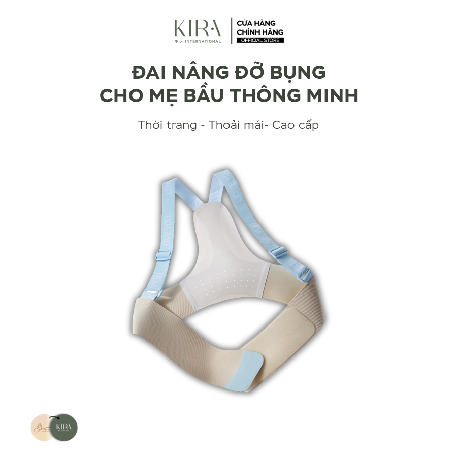  Đai nâng đỡ bụng cho mẹ bầu thông minh, kiểu dáng thời trang, chất liệu tàng hình thoáng khí cao cấp 