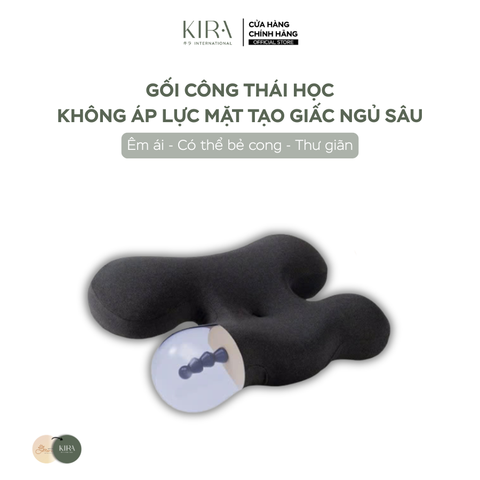  Gối công thái học ,không áp lực mặt tạo giấc ngủ sâu 