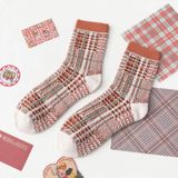  Tất Len Dài Nữ Giữ Ấm Mùa Đông – Nhiều Màu Nhiều Mẫu Dễ Thương, Họa Tiết Gấu Cây Caro 