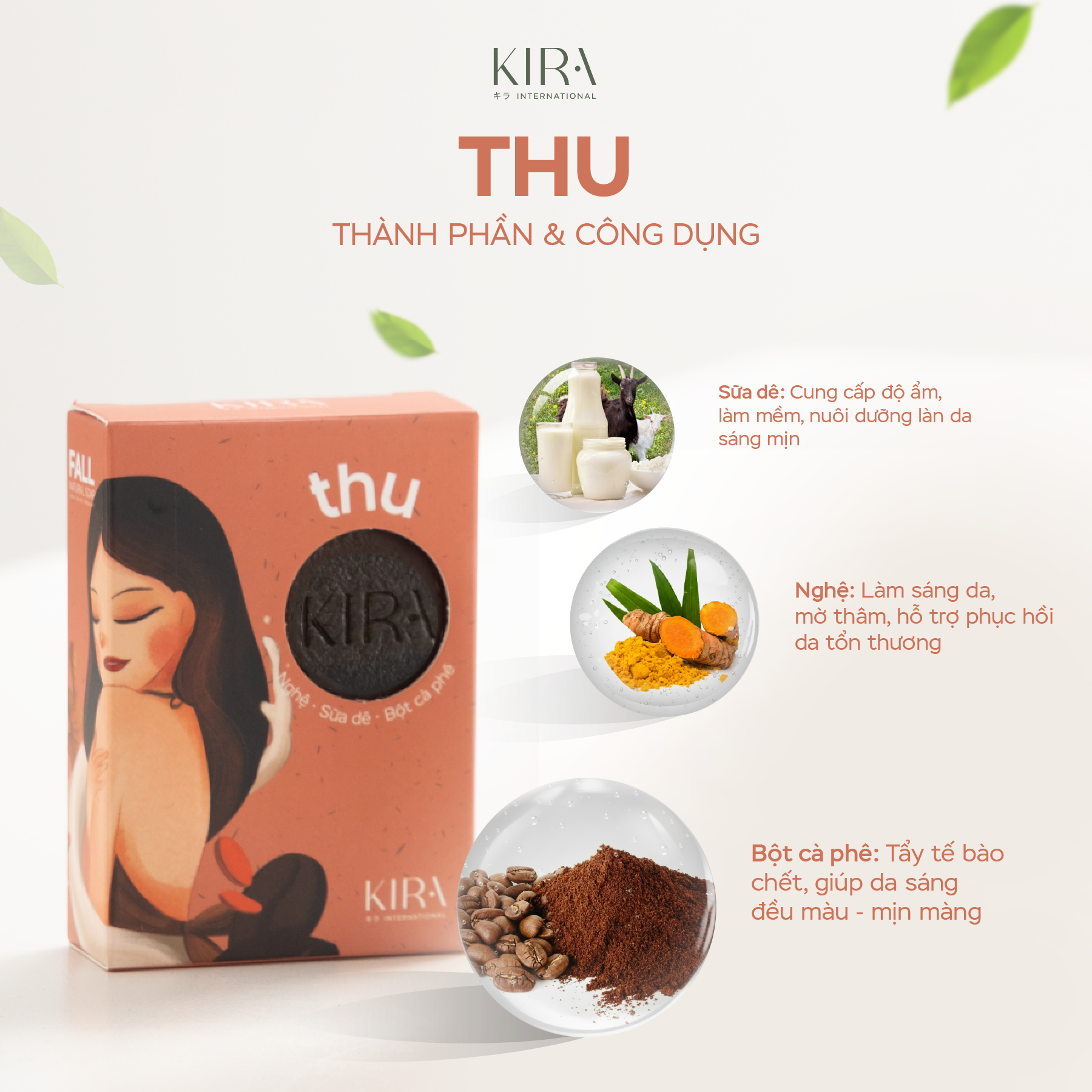 Xà bông thiên nhiên 4 mùa Xuân - Hạ - Thu - Đông hữu cơ 100% thanh lọc cơ thể, nuổi dưỡng làn da 