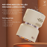  Máy xông ngải cứu trị liệu cầm tay cho mặt và body bằng đá bianstone cao cấp 2026, tặng 12 viên ngải cứu + dầu ngải cứu 