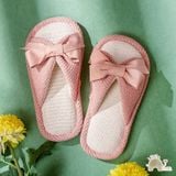  Dép đi trong nhà cho bé chống trơn trượt _ Nơ bông 