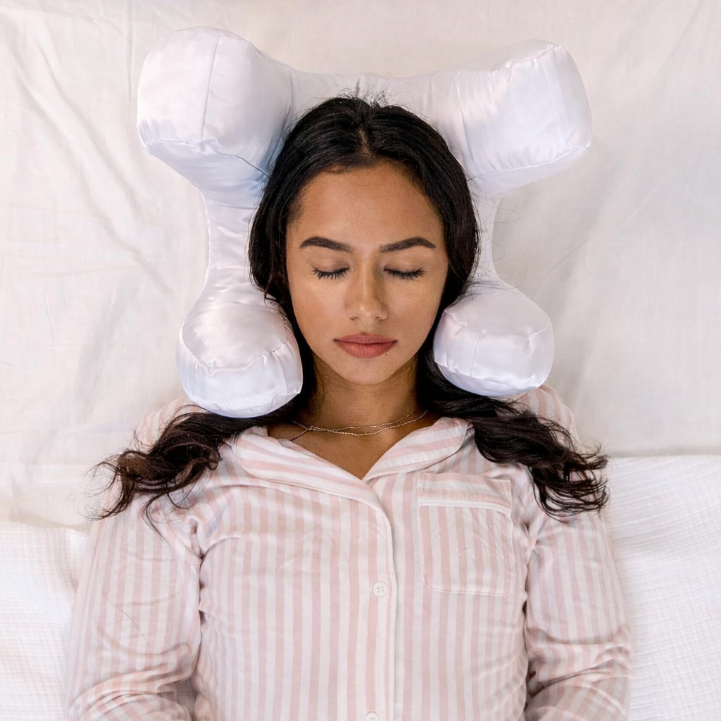  Gối Flawless Face cotton chống nhăn màu hồng san hô 
