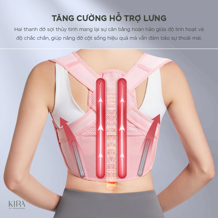  Đai chỉnh lưng gù lưng cổ rùa Summer thoáng khí dành cho nam và nữ để mở vai làm đẹp lưng chỉnh sửa tư thế 