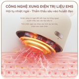  Máy xông ngải cứu trị liệu cầm tay cho mặt và body bằng đá bianstone cao cấp 2026, tặng 12 viên ngải cứu + dầu ngải cứu 