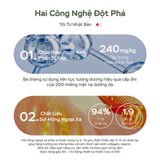  KOGAO Double VLift - Đai nâng cơ thọn gọn mặt với công nghệ hồng ngoại xa độc quyền giúp nâng cơ, giảm nọng cằm, hỗ trợ săn chắc da, tái tạo đường nét V-line tinh tế và cải thiện tình trạng ngáy ngủ. 