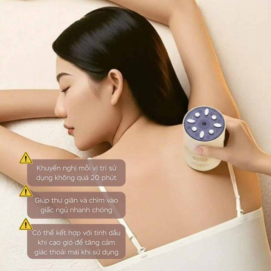  Máy xông ngải cứu trị liệu cầm tay cho mặt và body bằng đá bianstone cao cấp 2026, tặng 12 viên ngải cứu + dầu ngải cứu 