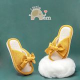  Dép đi trong nhà cho bé chống trơn trượt _ Nơ bông 