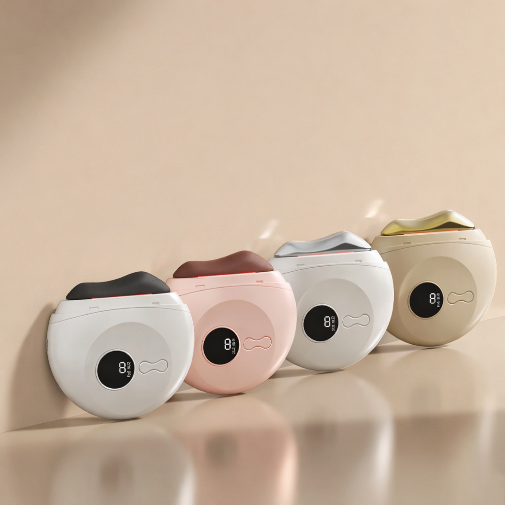  Guasha điện có chế độ làm nóng và tia hồng ngoại giúp săn chắc và trẻ hoá da 