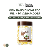  Viên nang dưỡng tóc 1ml × 30 viên-SADOER, dưỡng ẩm mượt mà, bảo vệ và phục hồi tóc 