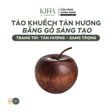  Táo khuếch tán hương bằng gỗ sáng tạo (táo bình an), đồ trang trí nhà cửa khuếch tán tinh dầu nước hoa 