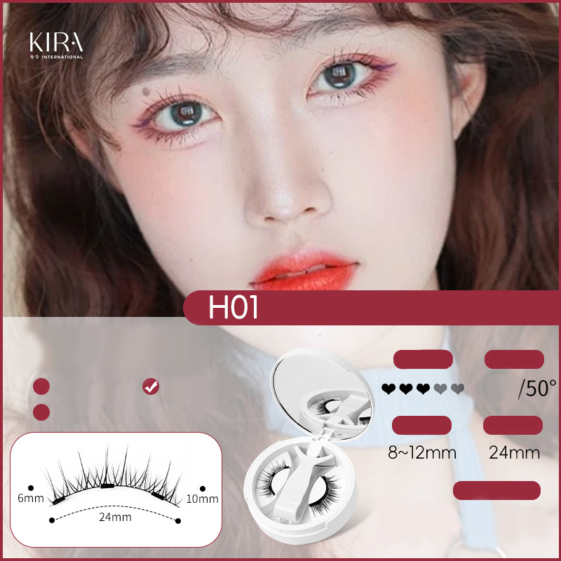  Mi từ tính tích hợp hộp và kẹp tiện lợi mềm mại, không cần keo, kiểu tự nhiên phong cách tiểu thư – đủ các kiểu dáng thời thượng, kèm hộp và kẹp 