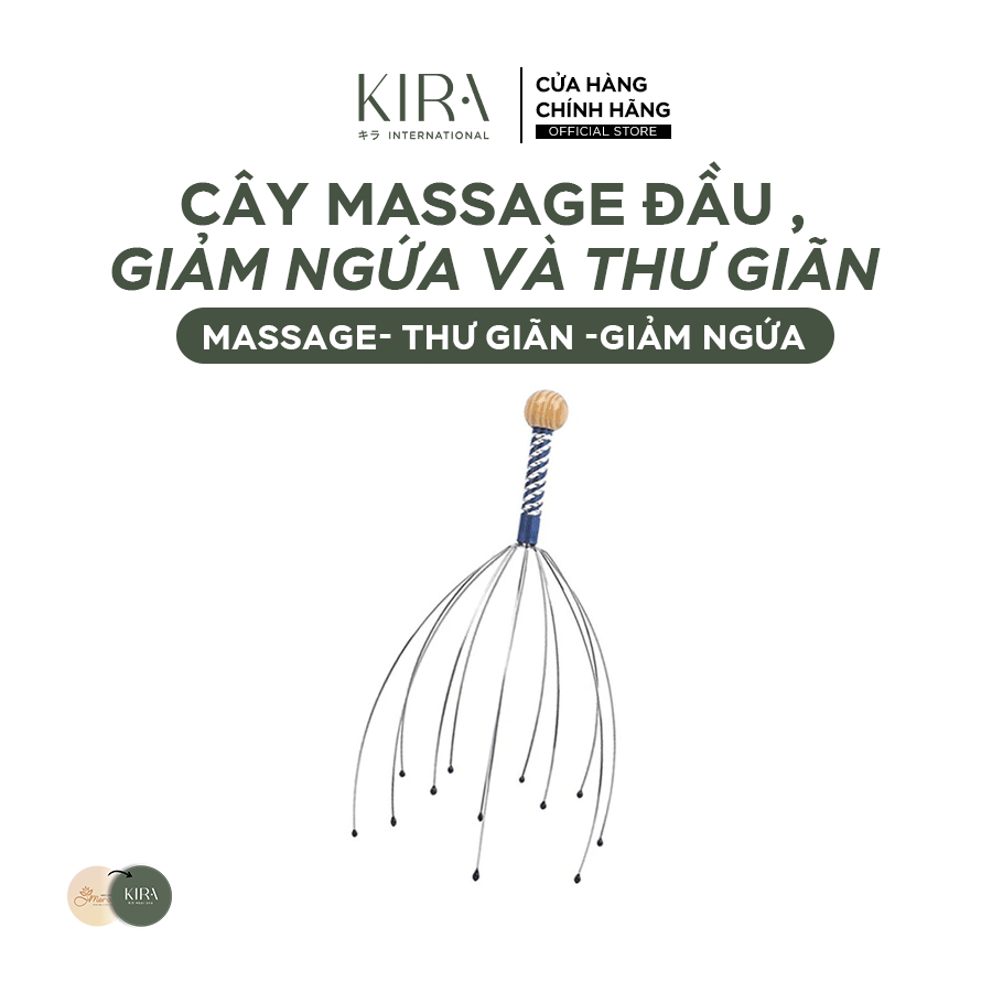  Cây massage đầu giảm ngứa và thư giãn tâm hồn, thích hợp sử dụng tại nhà 