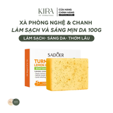  Xà phòng thiên nhiên Nghệ & Chanh làm sạch và sáng mịn da 100g – Làm sạch cơ thể, sáng da sảng khoái 