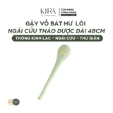  Gậy Vỗ Bát Hư - Cây Đấm Lưng Cầm Tay Đầm Chắc - Cây đấm lưng lõi ngải cứu thảo dược vỗ lưng giúp thông kinh lạc dài 48cm 