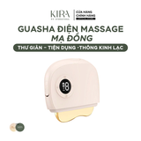  Guasha điện massage mạ đồng có cổng phun tinh dầu tiện dụng 