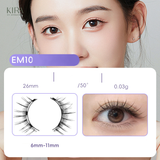  Mi từ tính phong cách Hàn Quốc Chất liệu giả lông chồn mềm mịn, hiệu ứng tự nhiên – giống thật, dễ dàng gắn và tháo, phù hợp trang điểm hằng ngày- Không bao gồm kẹp mi 