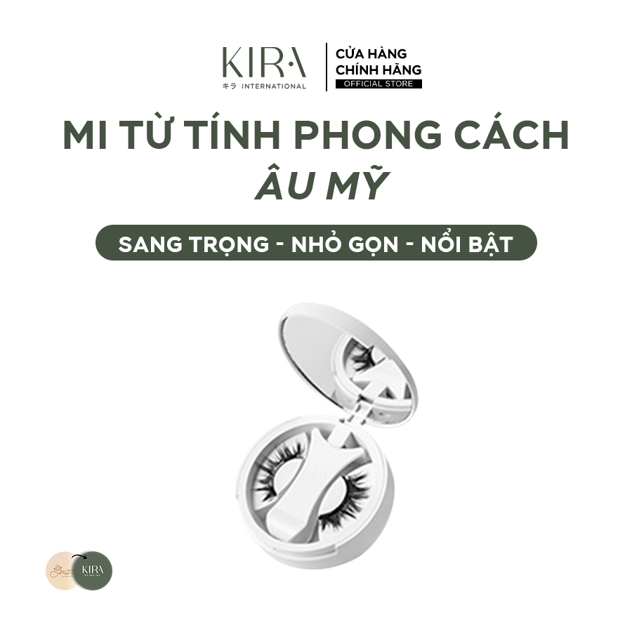  Mi từ tính tích hợp hộp và kẹp tiện lợi mềm mại, không cần keo, kiểu tự nhiên phong cách tiểu thư – đủ các kiểu dáng thời thượng, kèm hộp và kẹp 