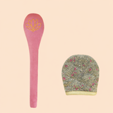  Gậy Vỗ Bát Hư - Cây Đấm Lưng Cầm Tay Đầm Chắc - Cây đấm lưng lõi ngải cứu thảo dược vỗ lưng giúp thông kinh lạc dài 48cm 