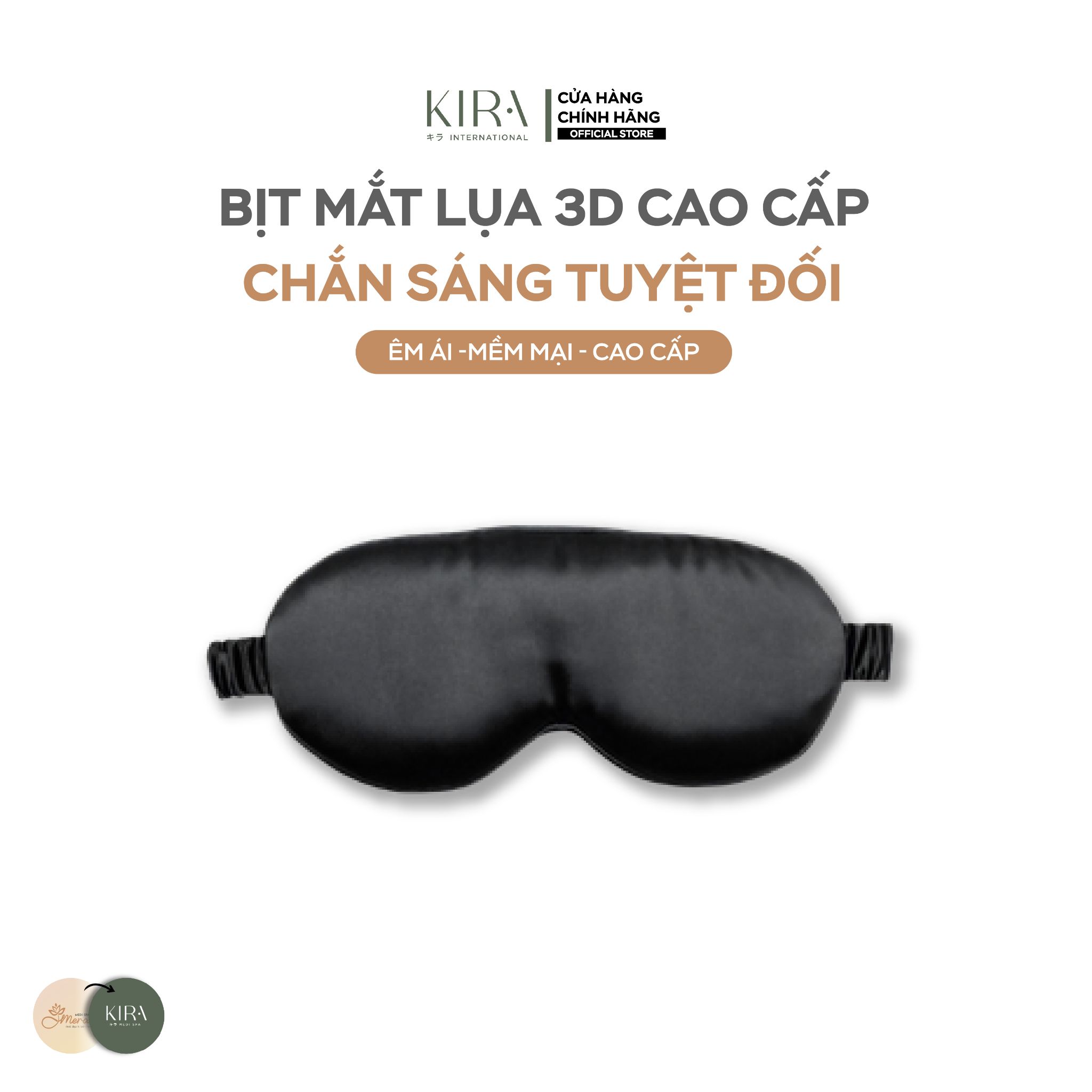  Bịt mắt lụa 3D cao cấp nhẹ tênh chắn sáng tuyệt đối 