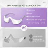  Máy massage EMS ánh sáng đỏ, nhiệt nóng và lạnh làm giảm nhăn và thâm quầng mắt cao cấp 