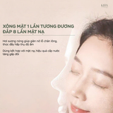  Máy xông hơi thải độc mặt có thể cho thêm tỏi hoặc thảo mộc, dụng cụ làm sạch sâu tại nhà, dụng cụ xông hơi mặt tại nhà 