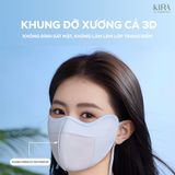  Khẩu trang chống nắng lụa băng, chống tia UV SPF 50+++, thiết kế lưới thoáng khí, mặt nạ chống nắng có gọng mềm 3D bảo vệ vùng hoàn hảo vùng mắt, khẩu trang chơi golf, mặt nạ chống nắng lái xe ô tô 