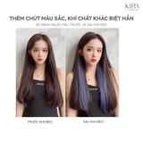  Set 2 lọn tóc giả highlight sợi bấm nhuộm ombre gam màu cá tính dài 60cm 